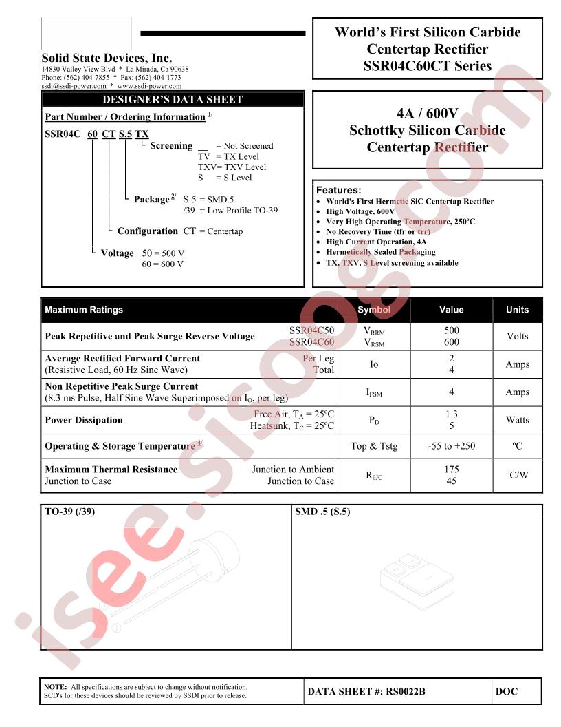 SSR04C60CT