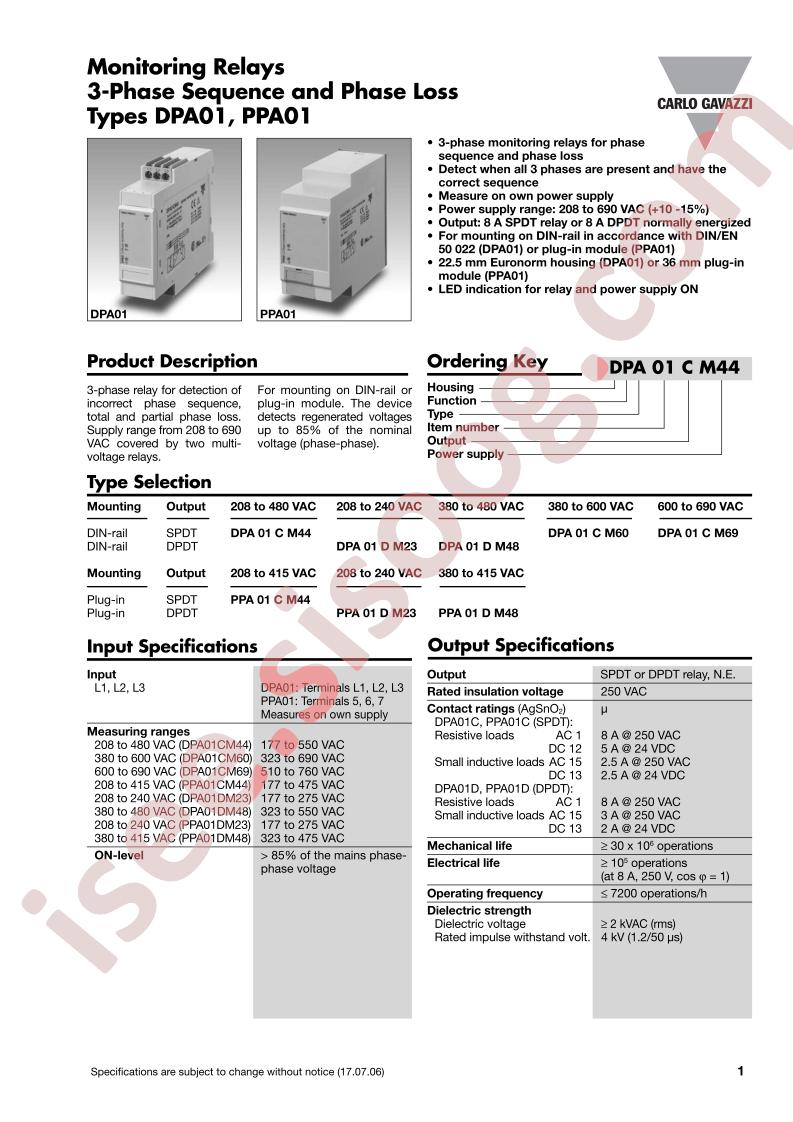 PPA01DM23