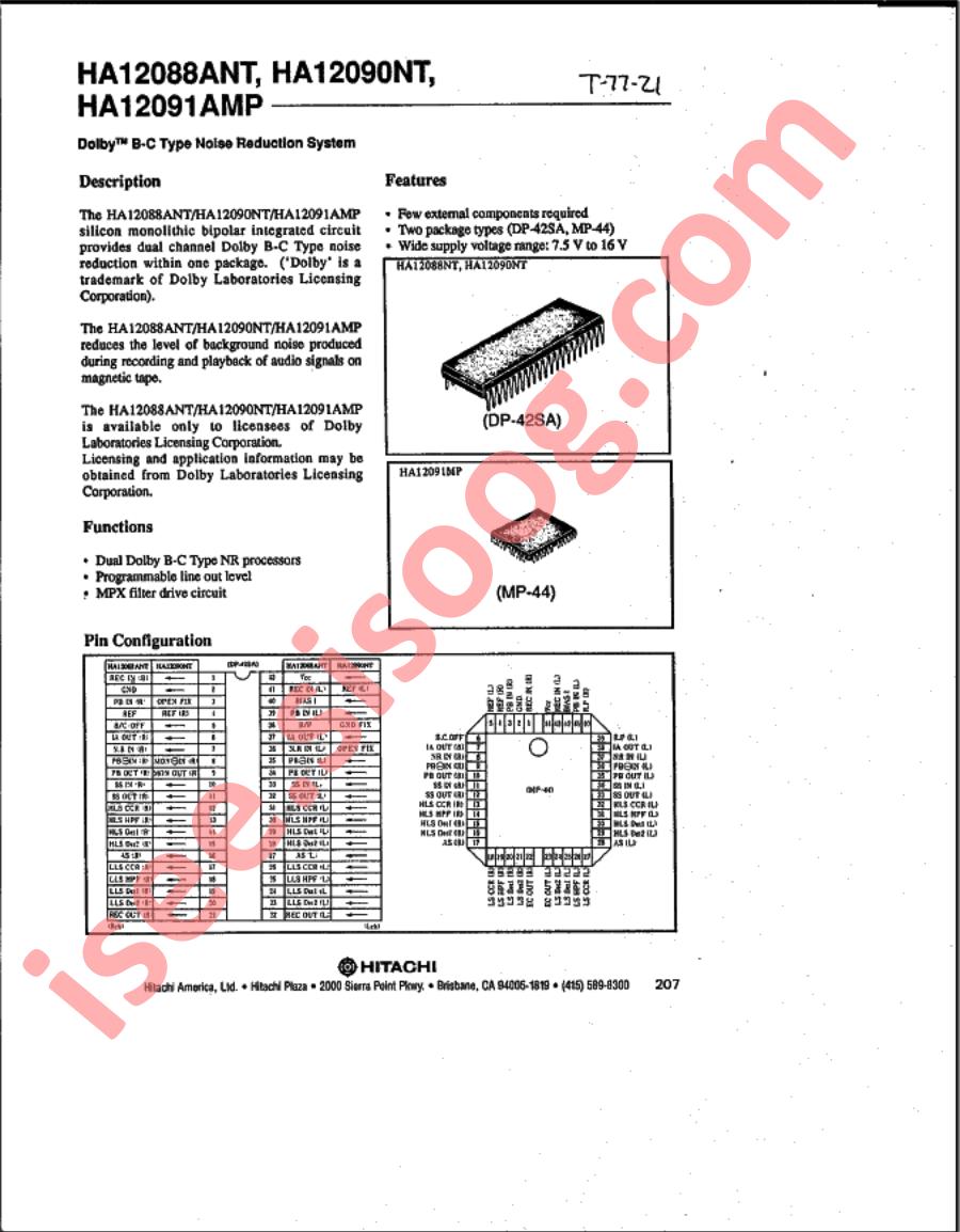 HA12091AMP