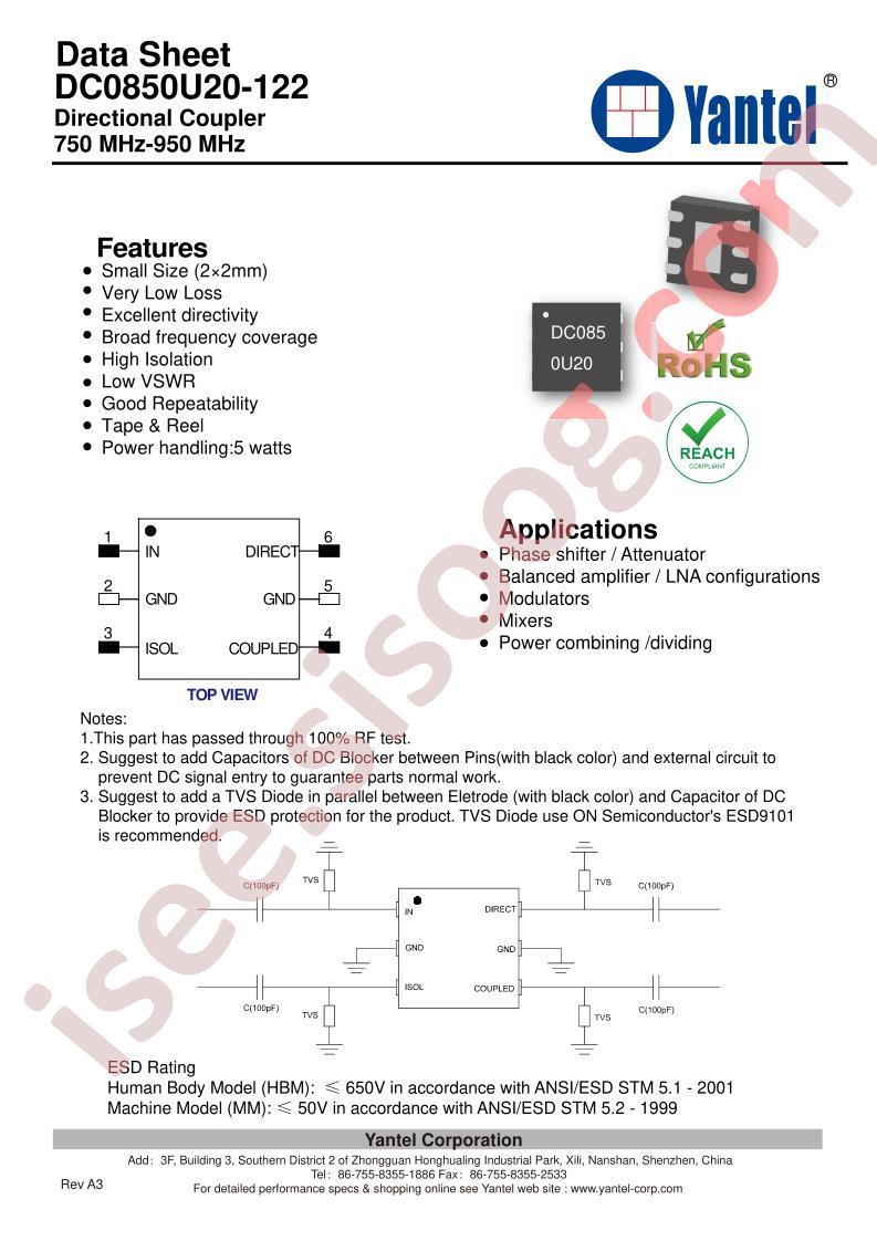 DC0850U20-122