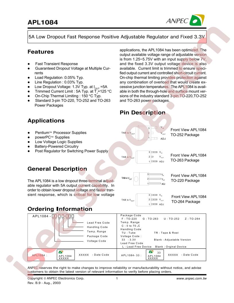 APL1084-33FC-TR