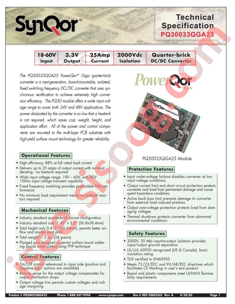 PQ30033QGA25PRS