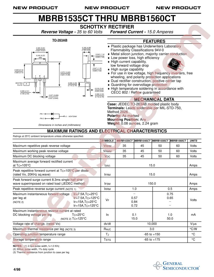 MBRB1550CT