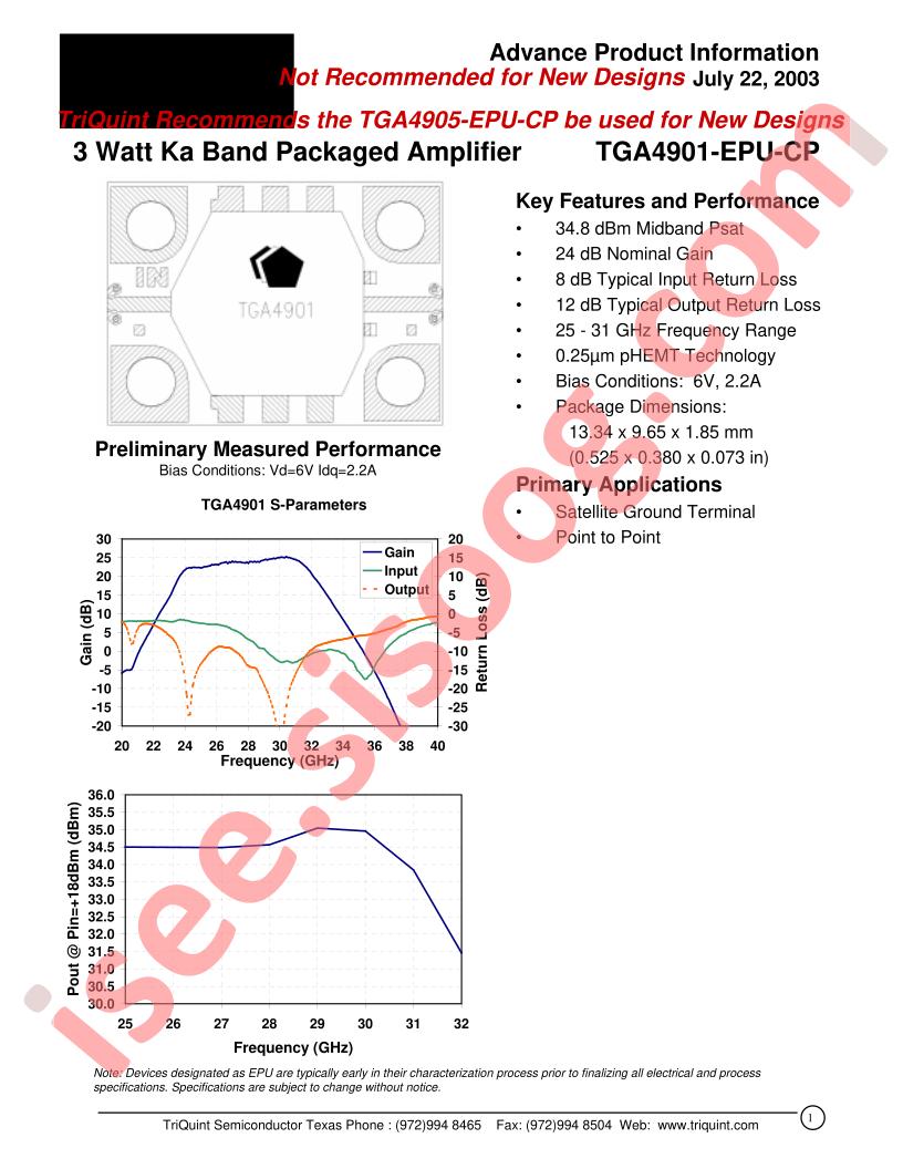 TGA4901-EPU-CP