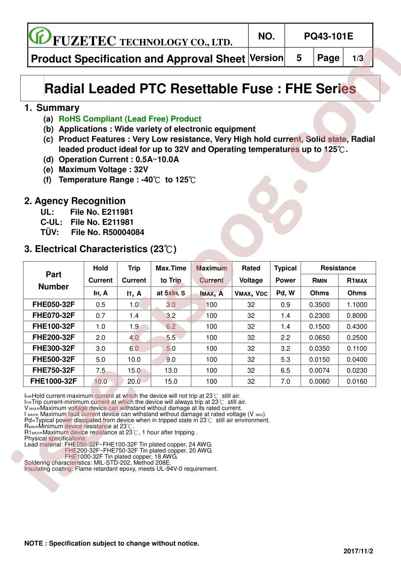 FHE050-32F