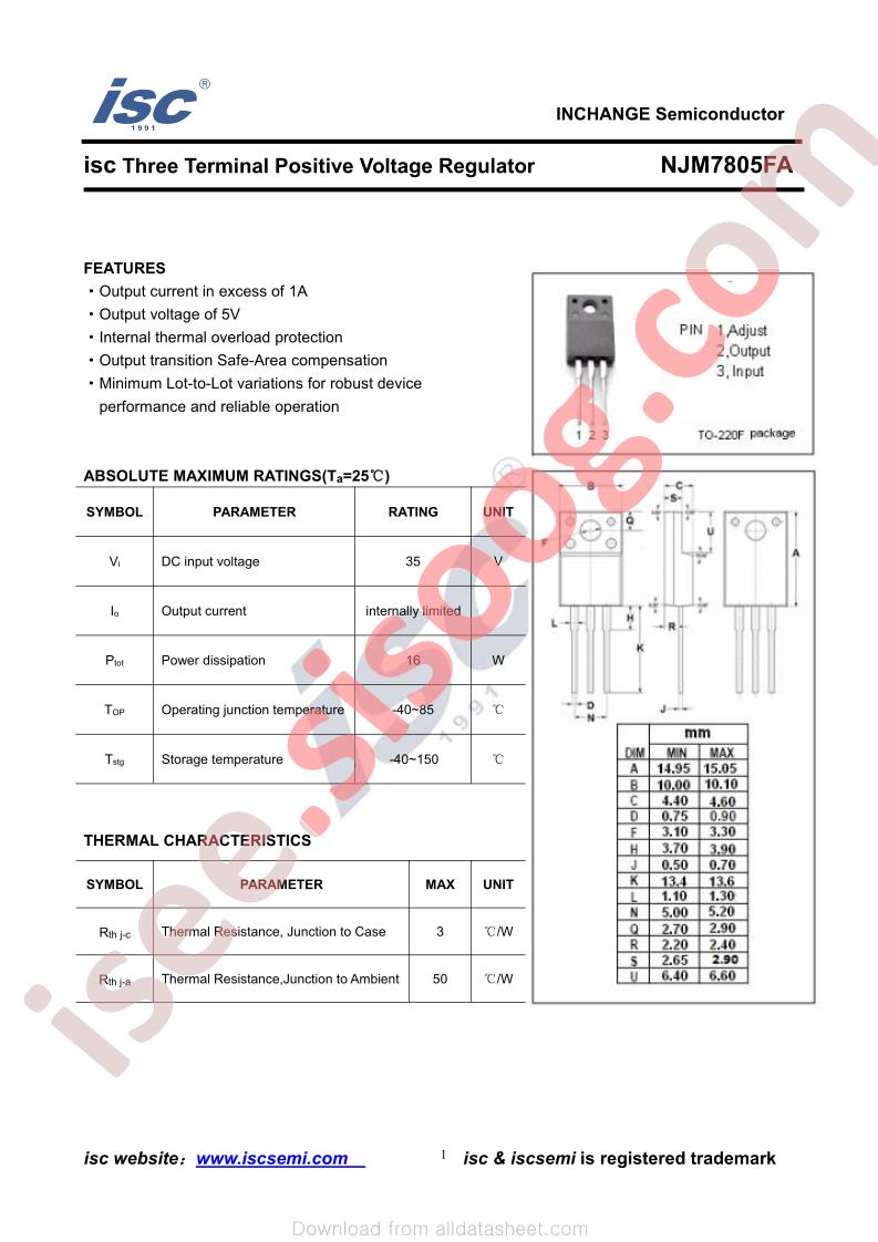 NJM7805FA