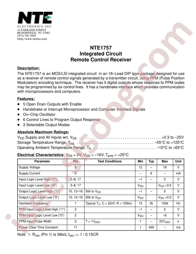NTE1757