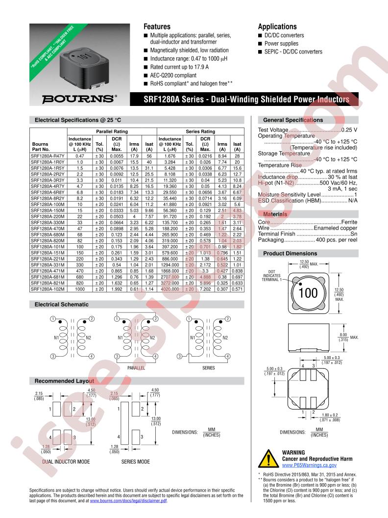 SRF1280A-R47Y