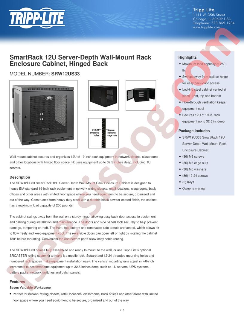 SRW12US33