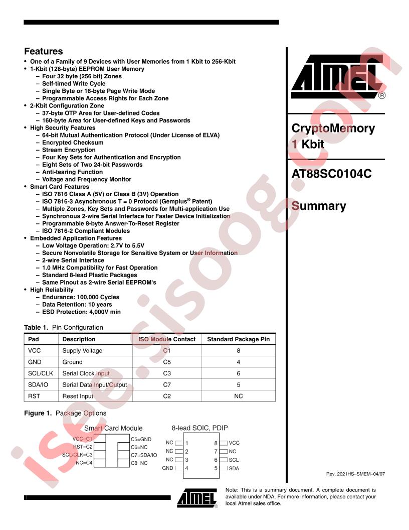 AT88SC0104C-MP