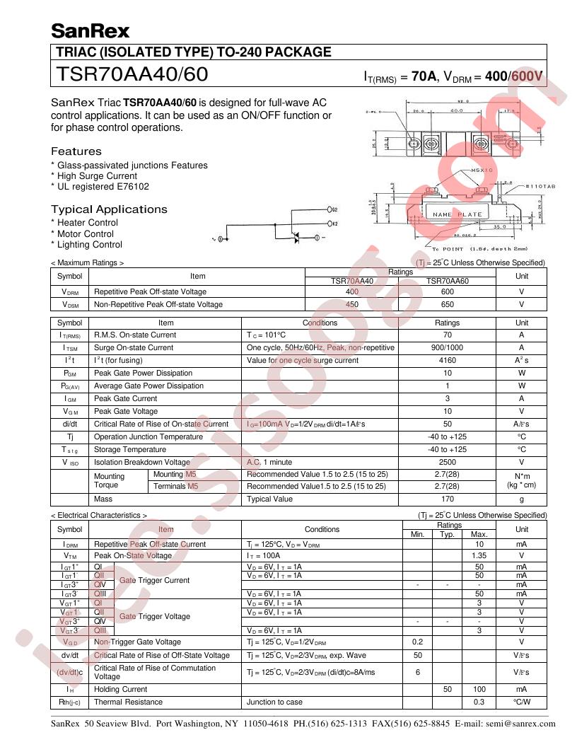 TSR100AA40