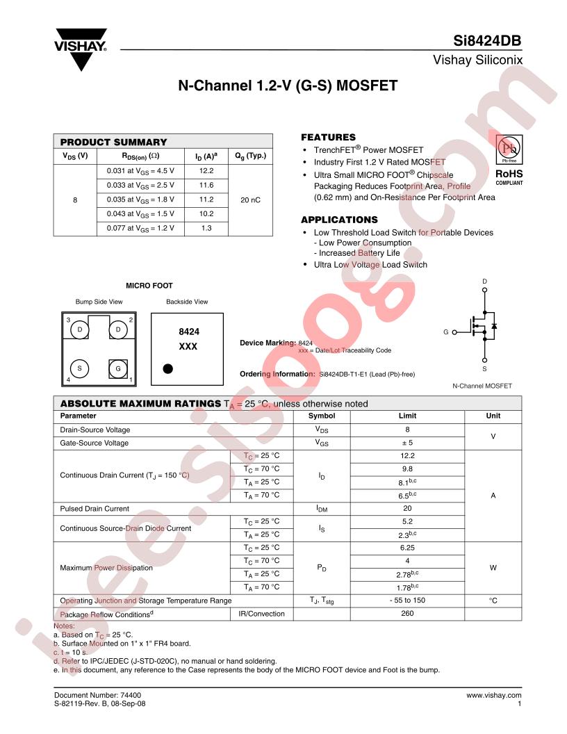 SI8424DB
