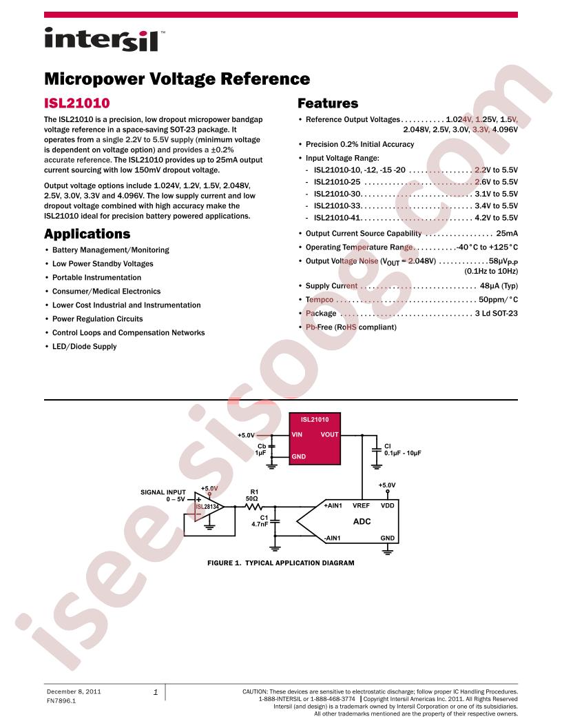 ISL21010CFH333Z-TK