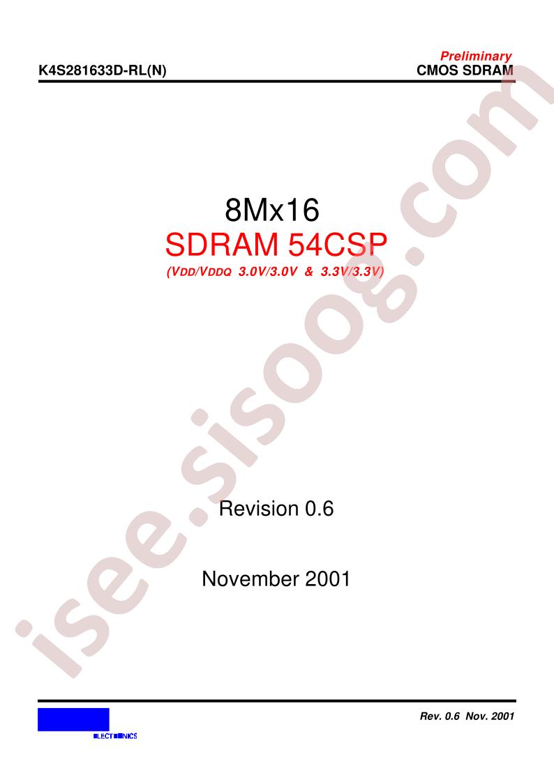 K4S281633D-RL