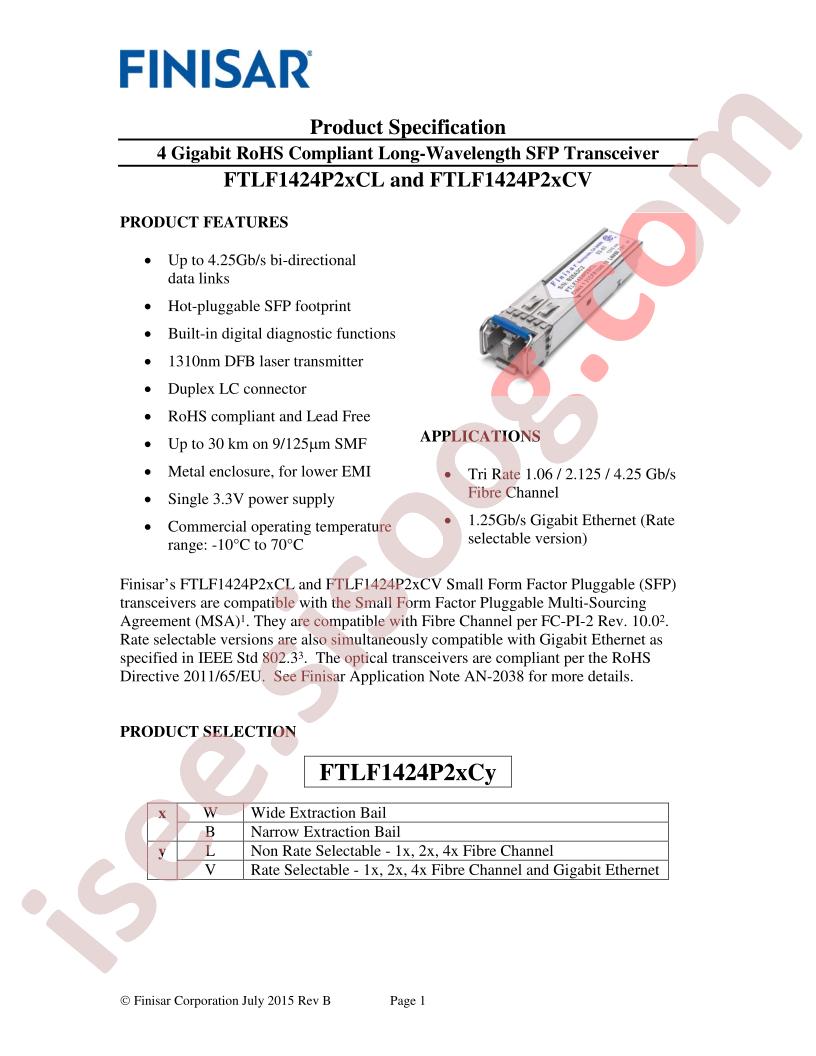 FTLF1424P2BCL