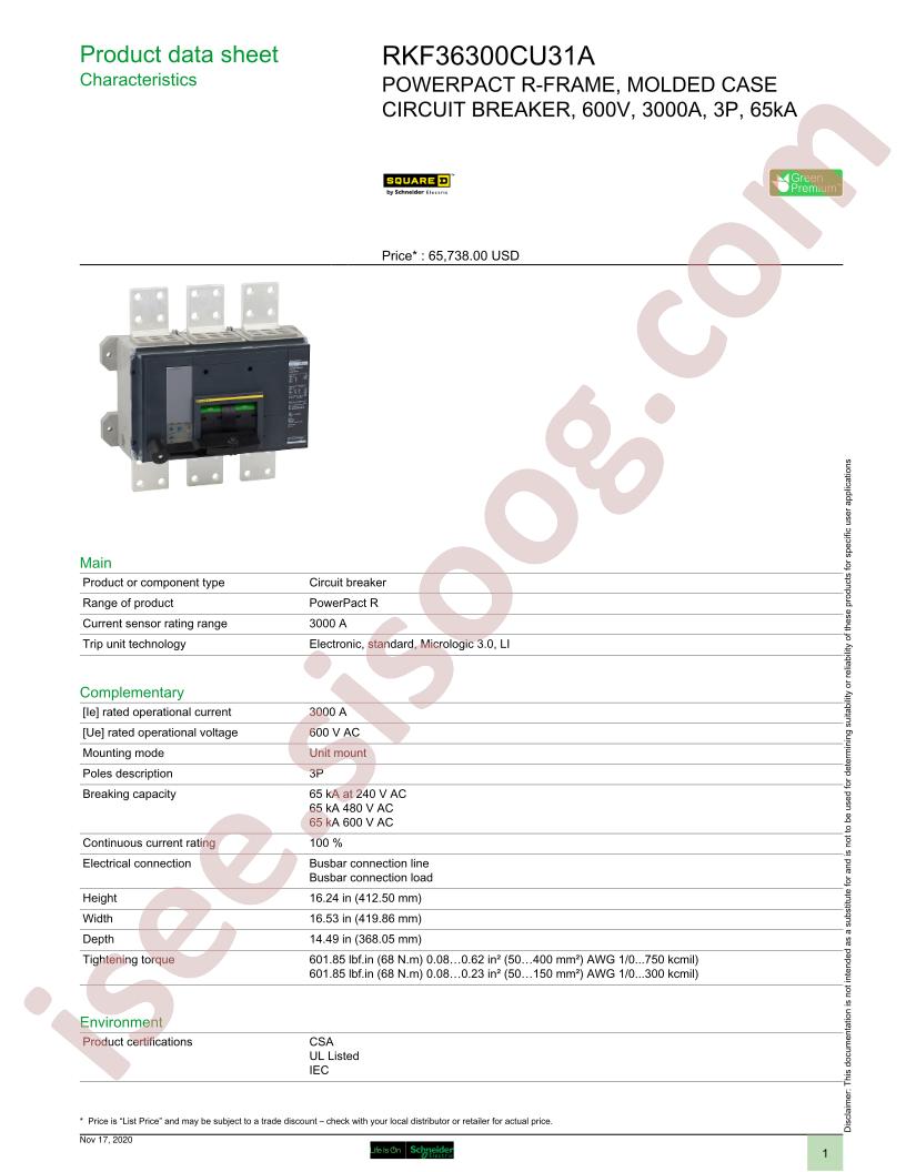 RKF36300CU31A
