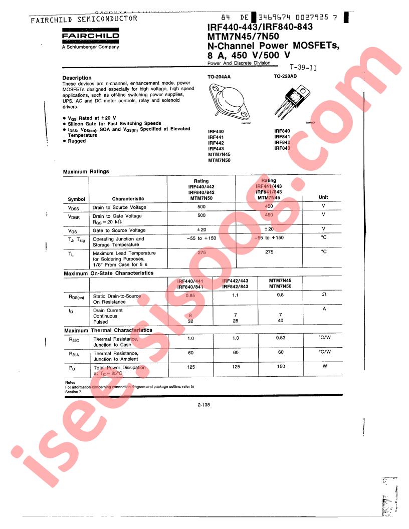 IRF443