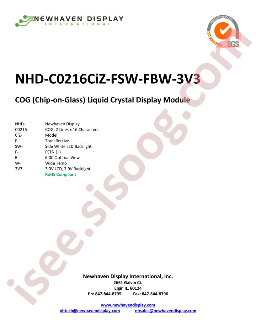 NHD-C0216CIZ-FSW-FBW-3V3