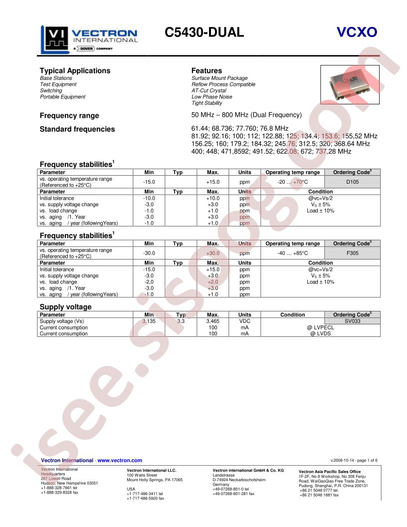 C5430-DUAL