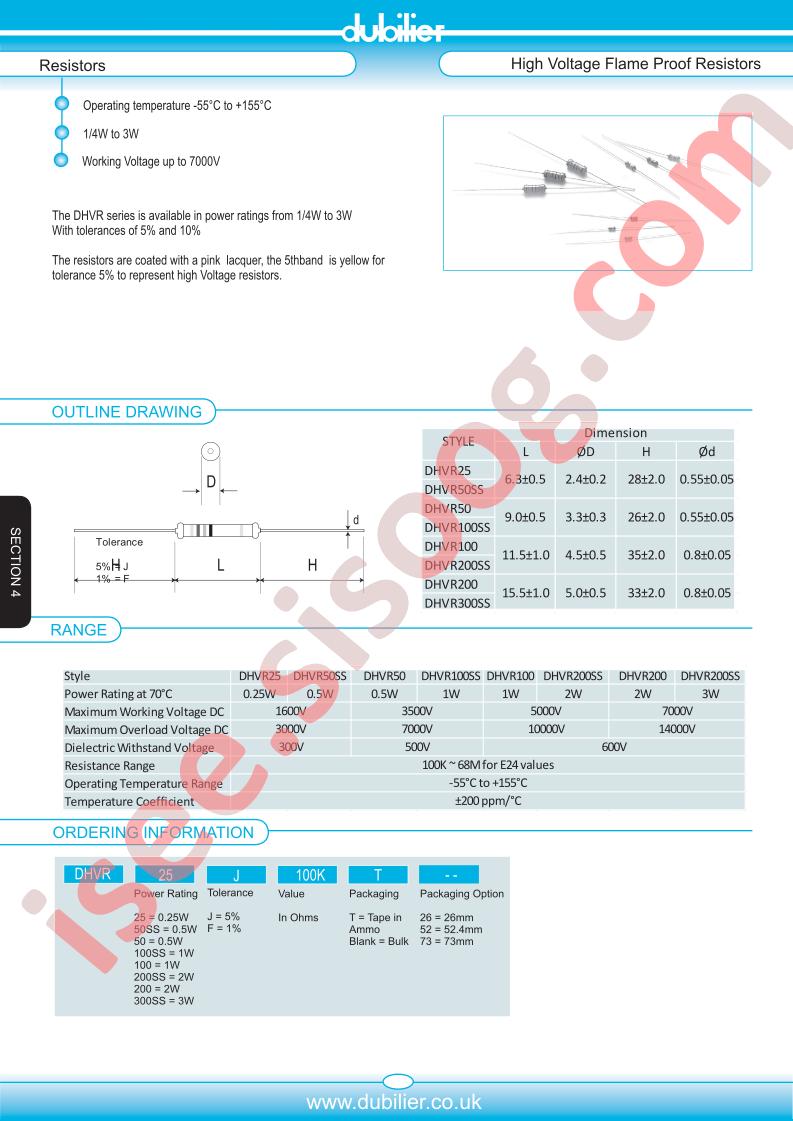 DHVR200J100KT26