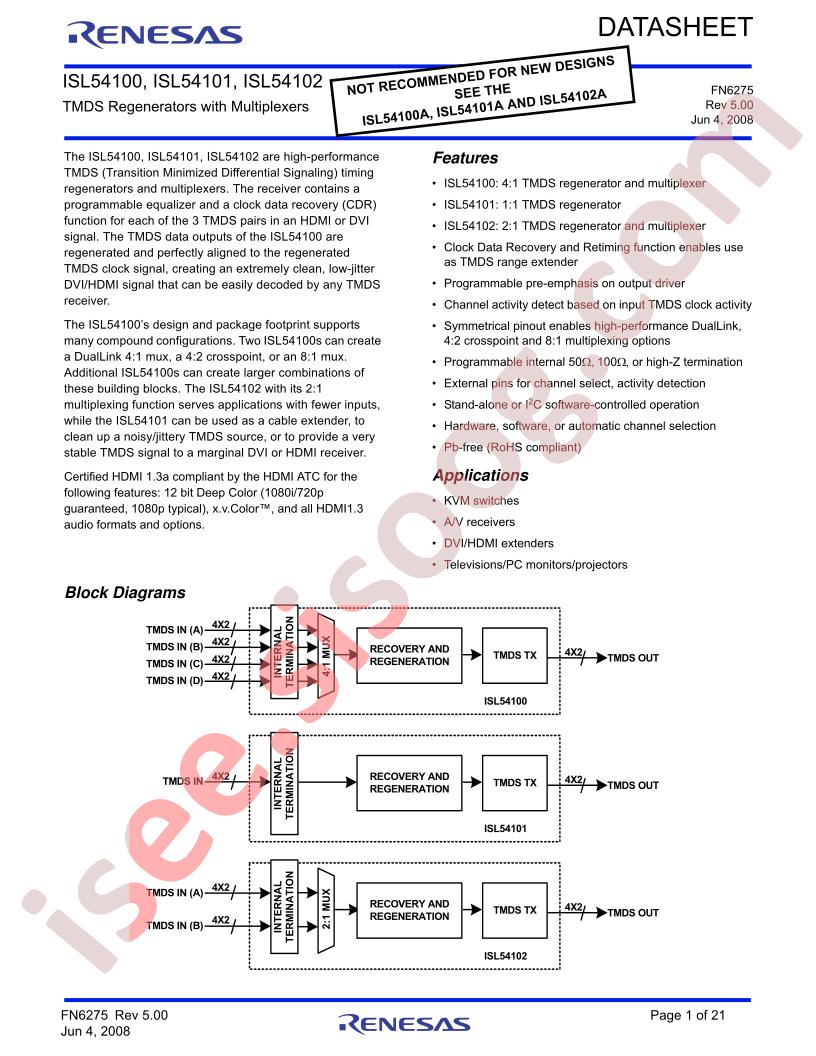 ISL54100CQZ
