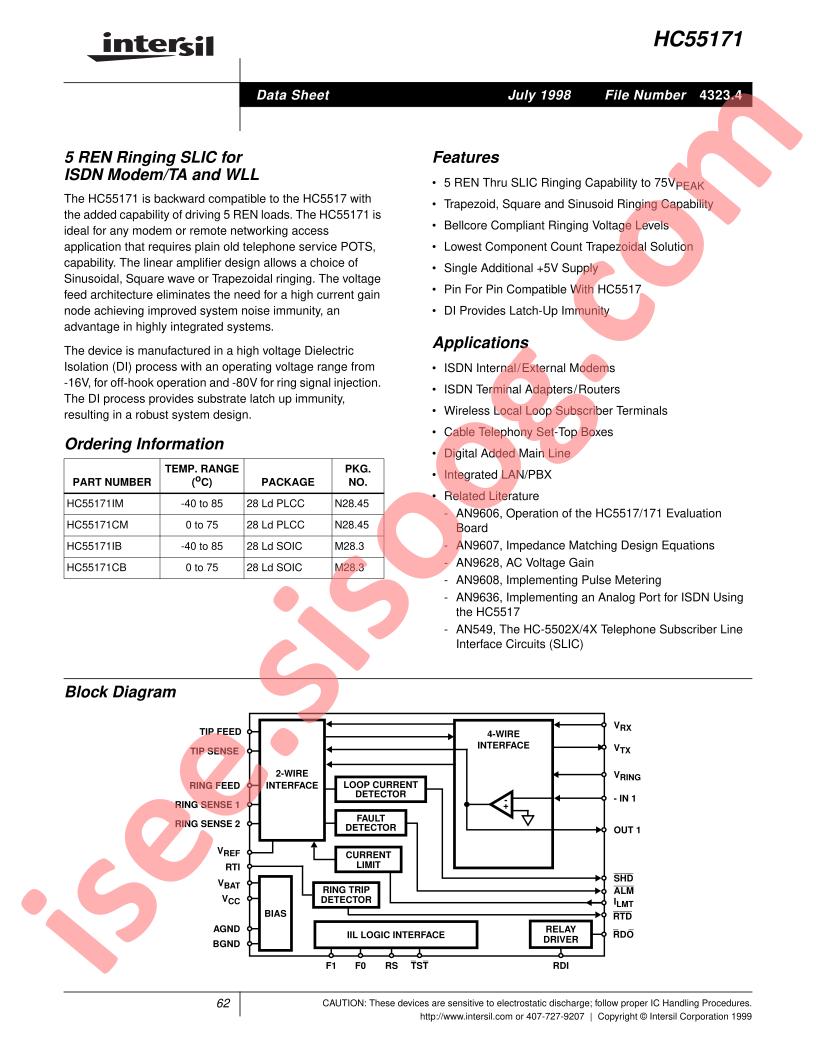 HC55171IB
