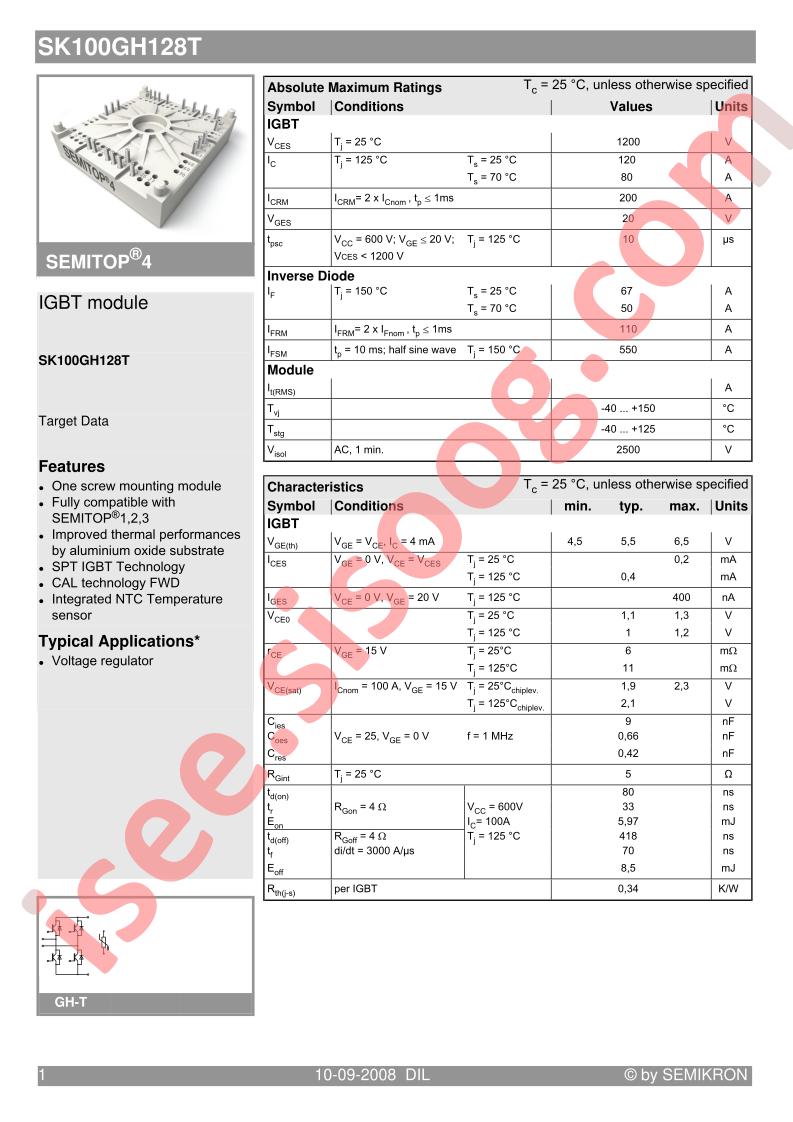 SK100GH128T