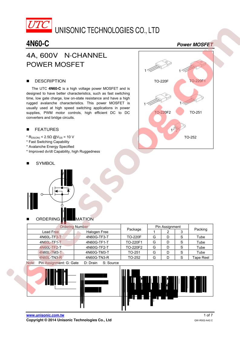 4N60L-TF2-T