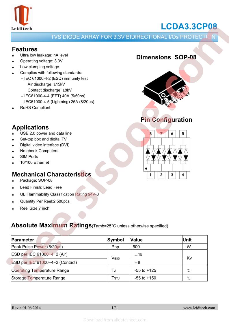 LCDA3.3CP08