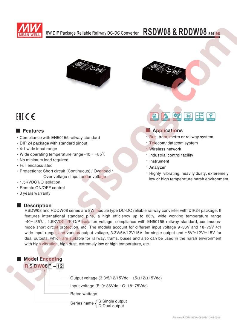 RSDW08G-05