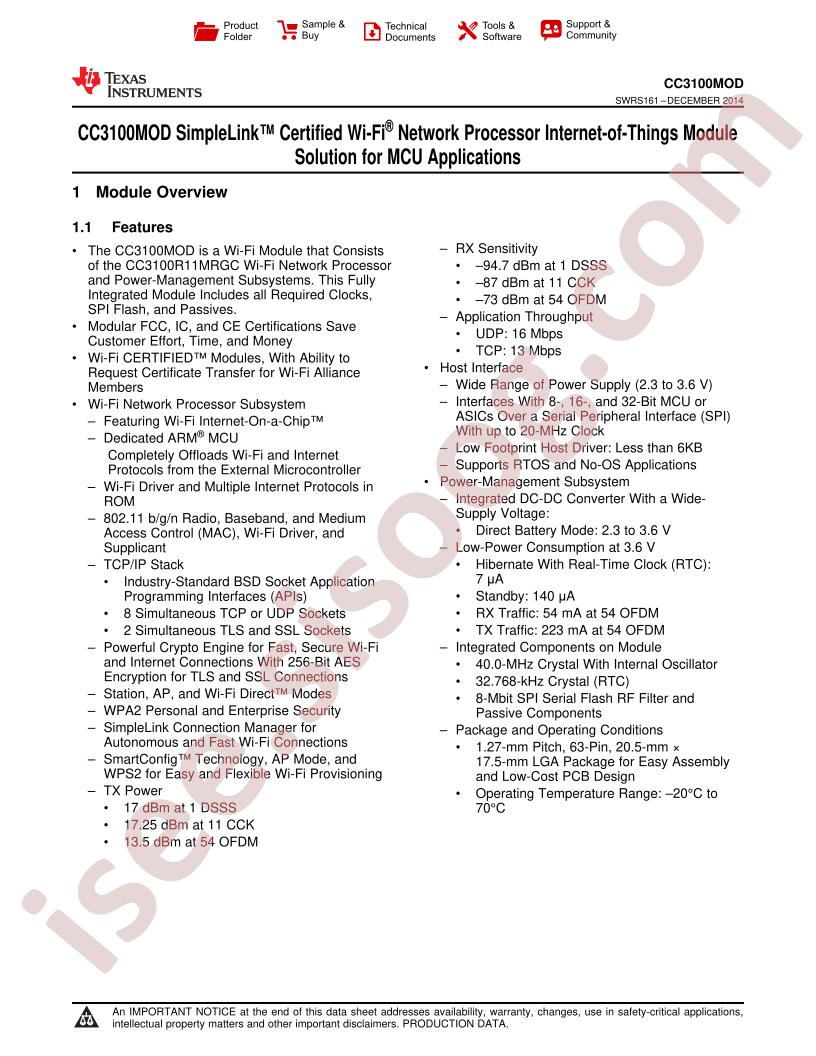 CC3100MODR11MAMOBT