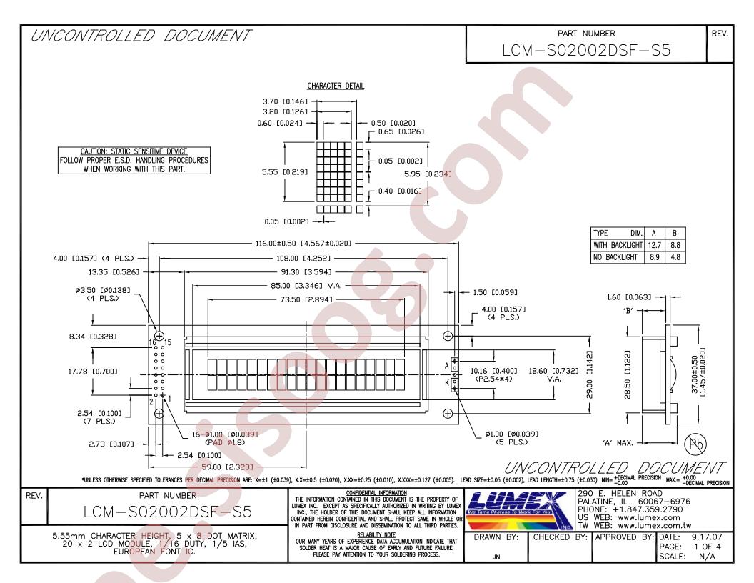 LCM-S02002DSF-S5
