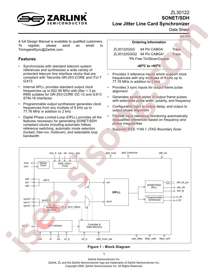 ZL30122GGG