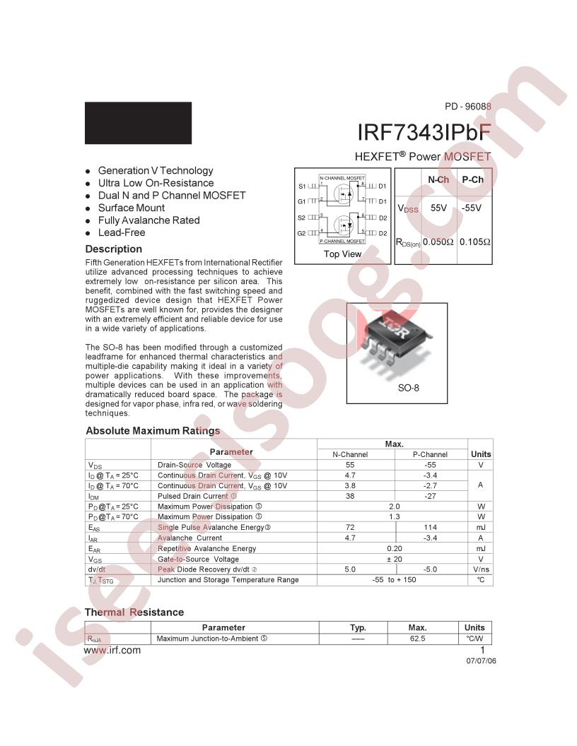 IRF7343IPBF