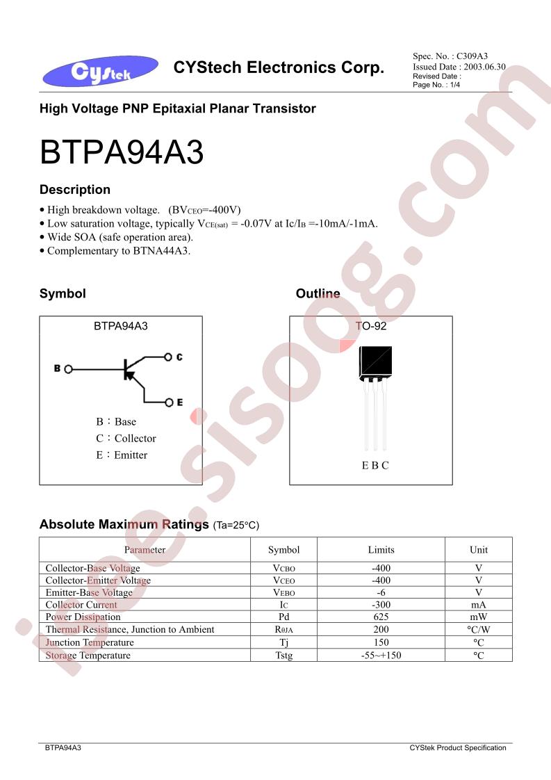 BTPA94A3