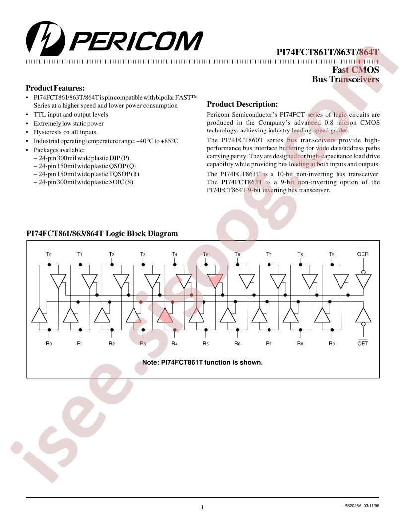 PI74FCT861T