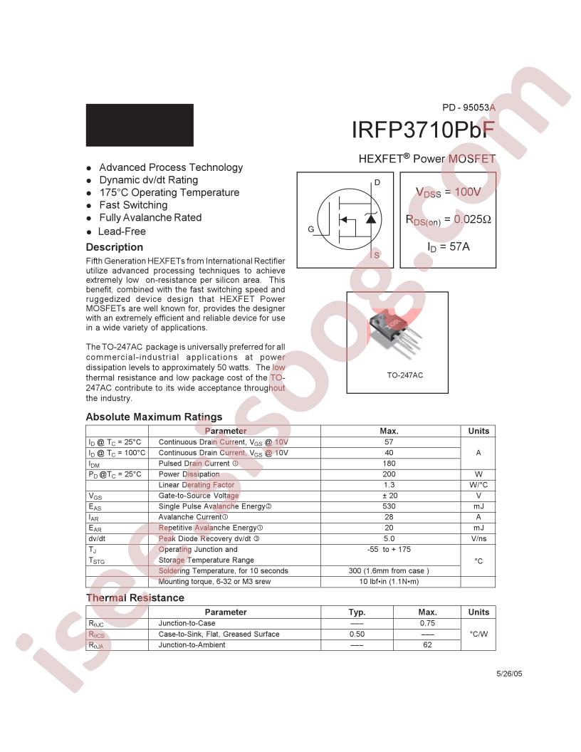 IRFP3710PBF