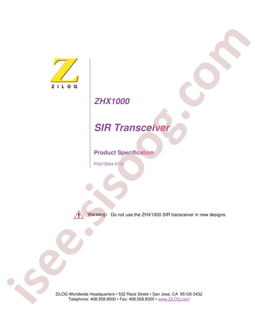 ZHX1000