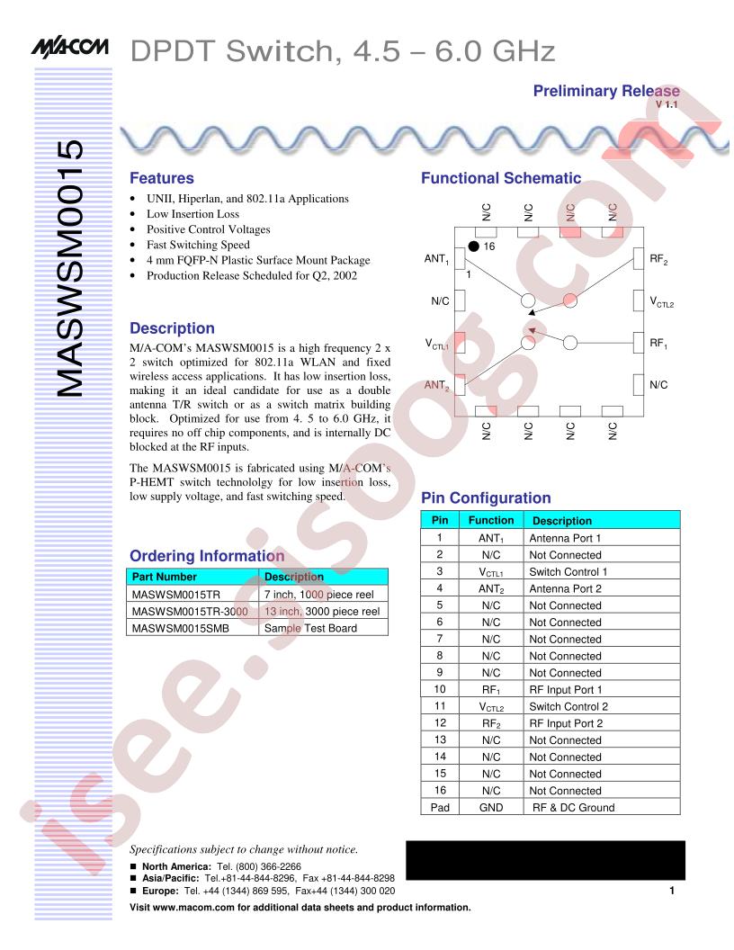 MASWSM0015TR-3000