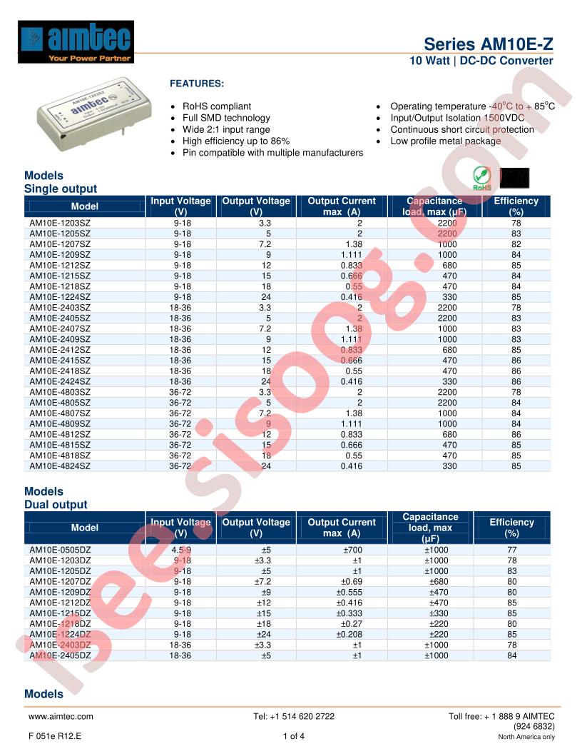 AM10E-1203DZ