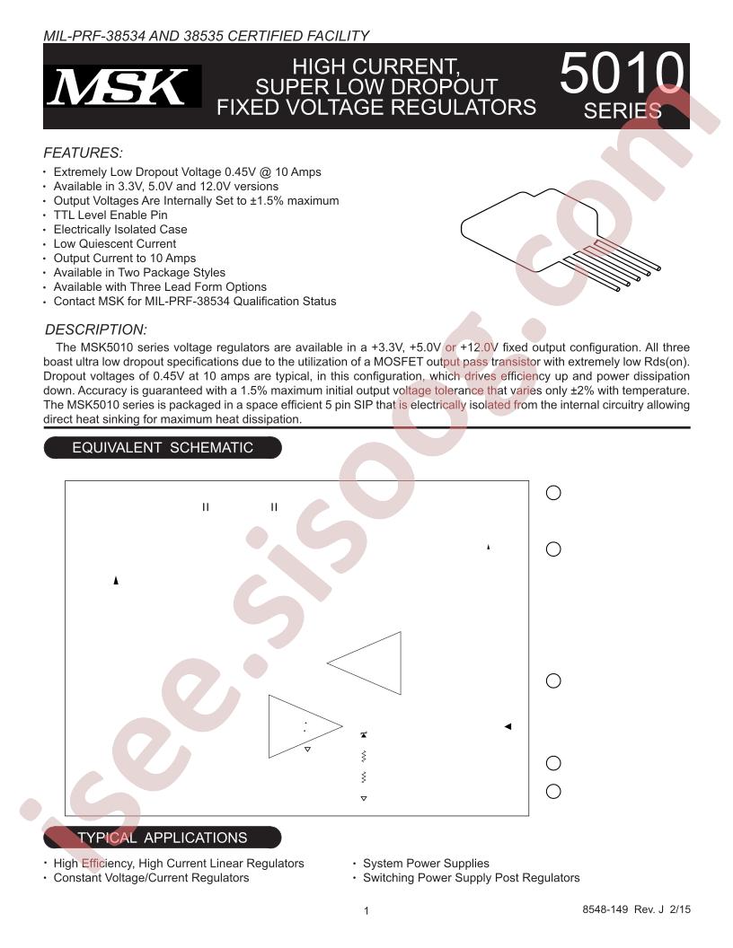 MSK5010-5BTS