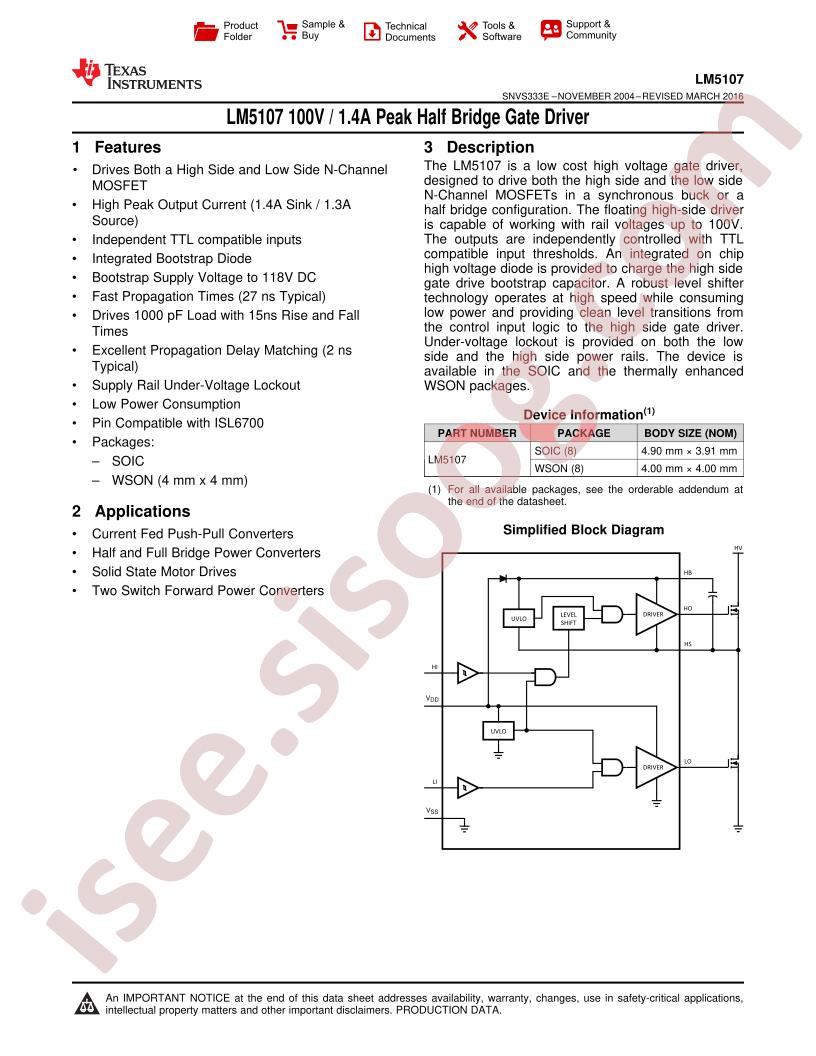 LM5107MAX