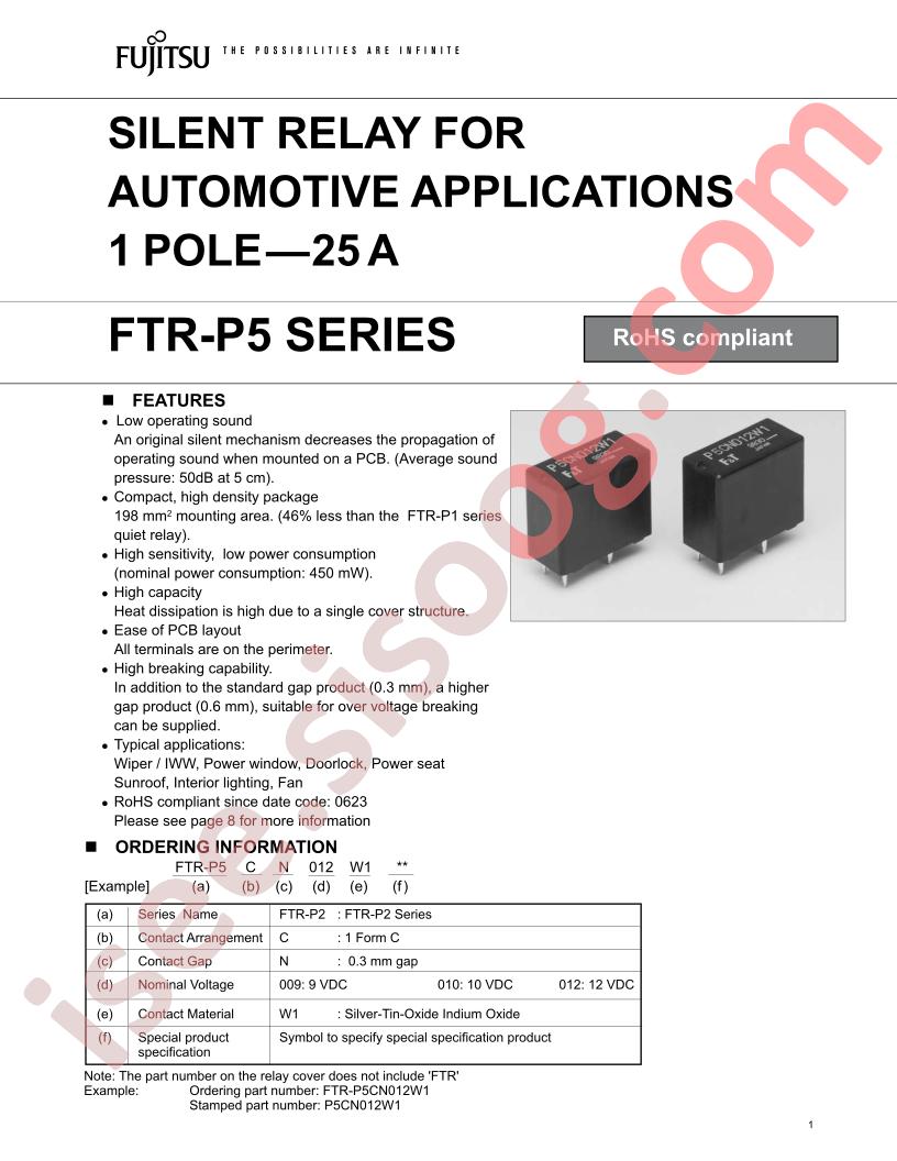 FTR-P5CN010W1