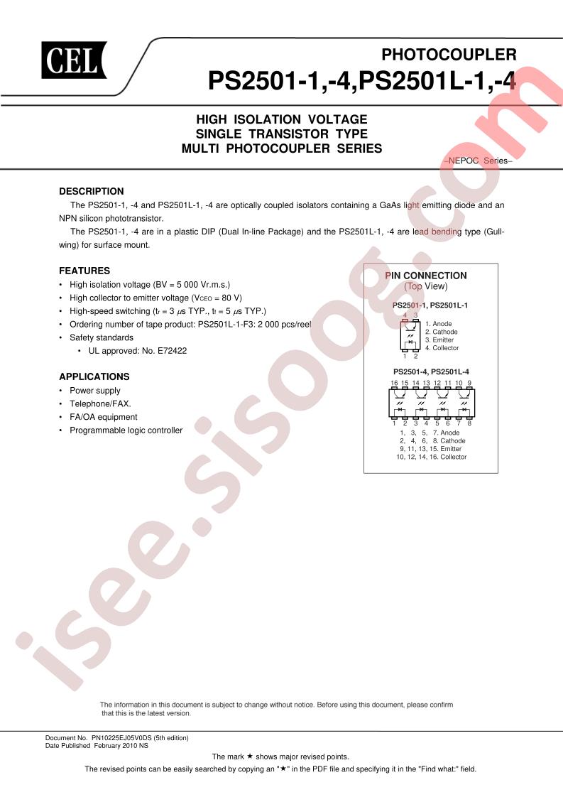 PS2501L-1Y-A