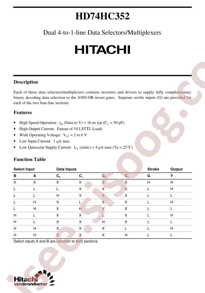 HD74HC352