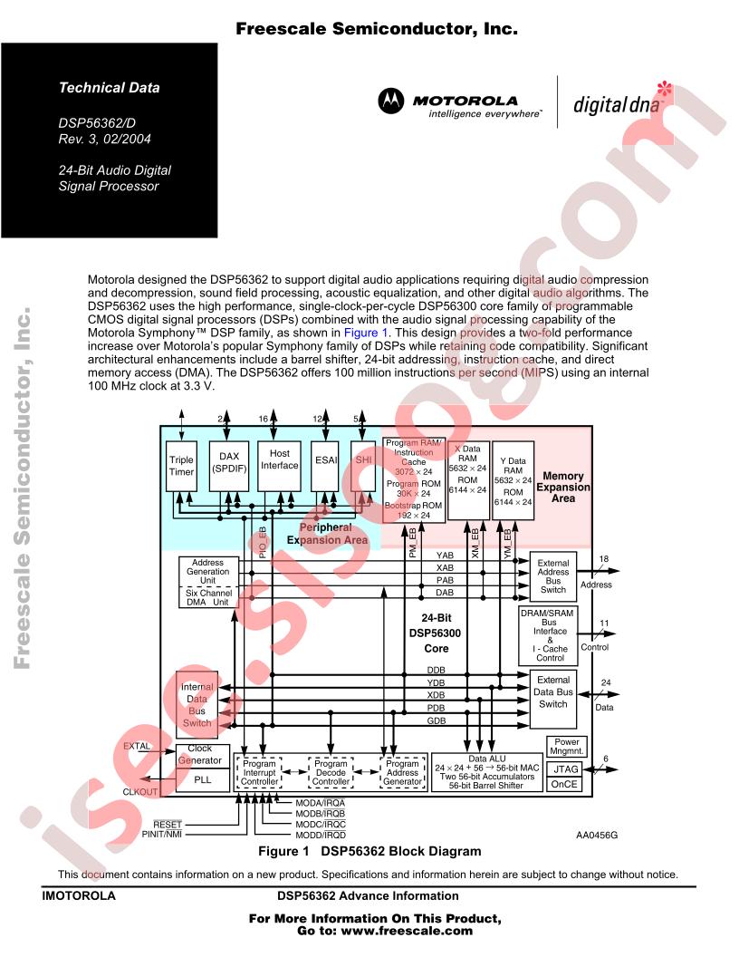 DSP56362PD