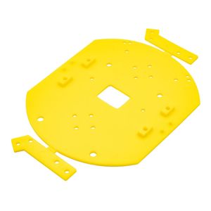 شاسی ربات پلاستیکی دو شاخ 145x177mm