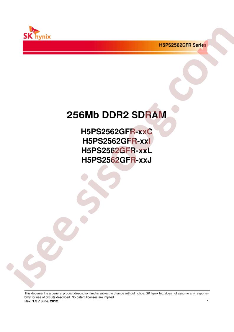 H5PS2562GFR
