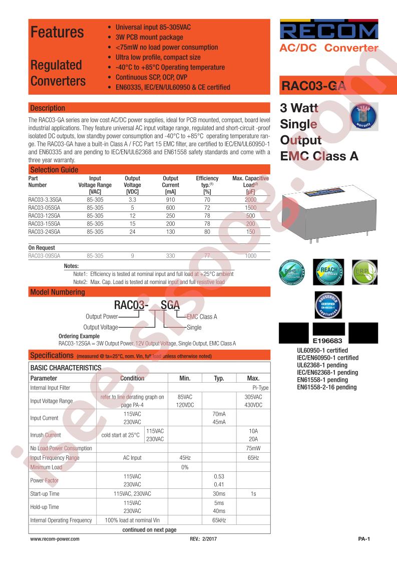 RAC03-GA