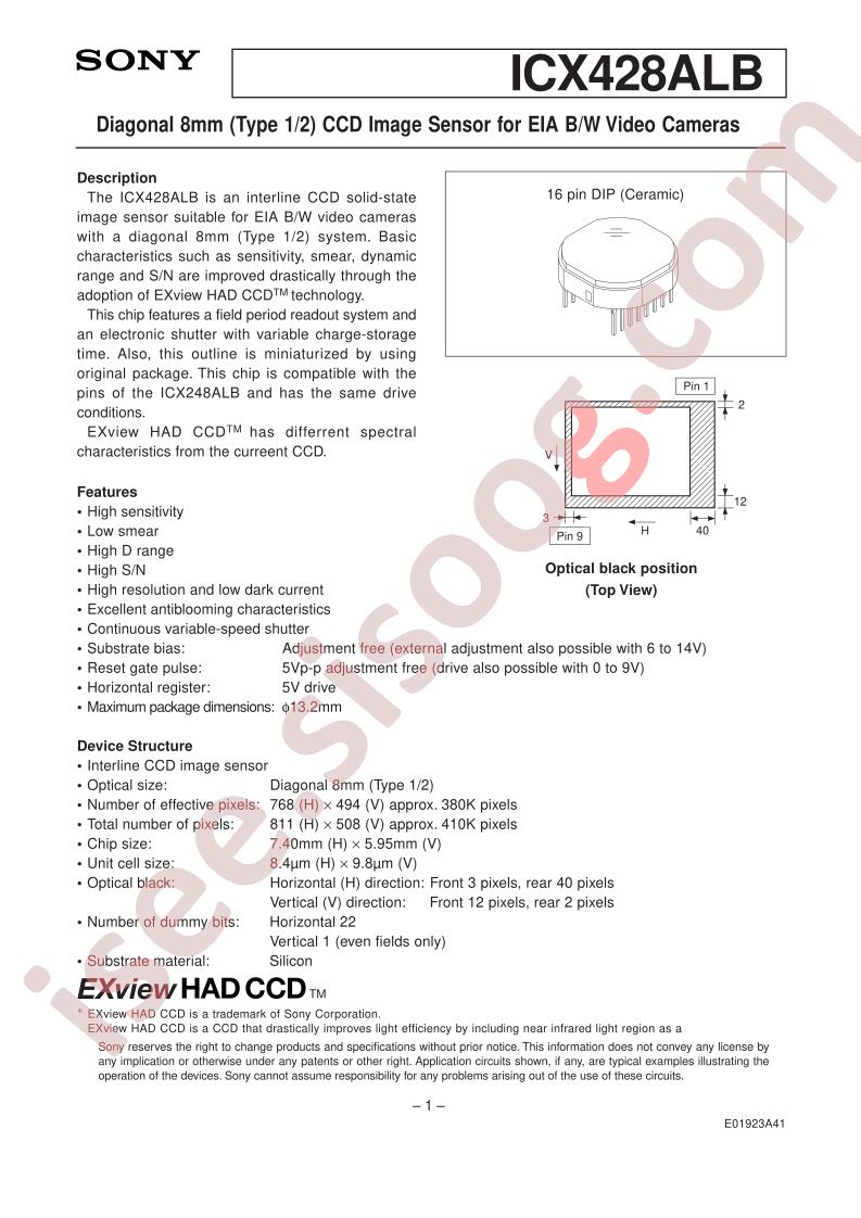 ICX428ALB